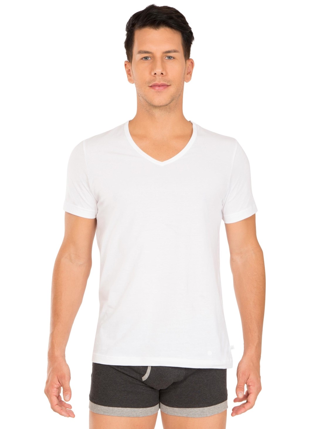 

Jockey Men White V-Neck Undershirt -  - 8824