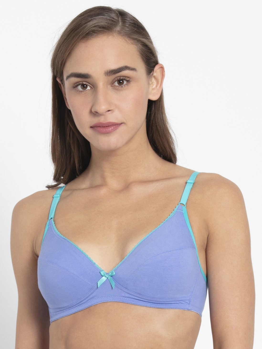 

Jockey Women Iris Blue & Teal Fashion Fit Bra -  - 3101