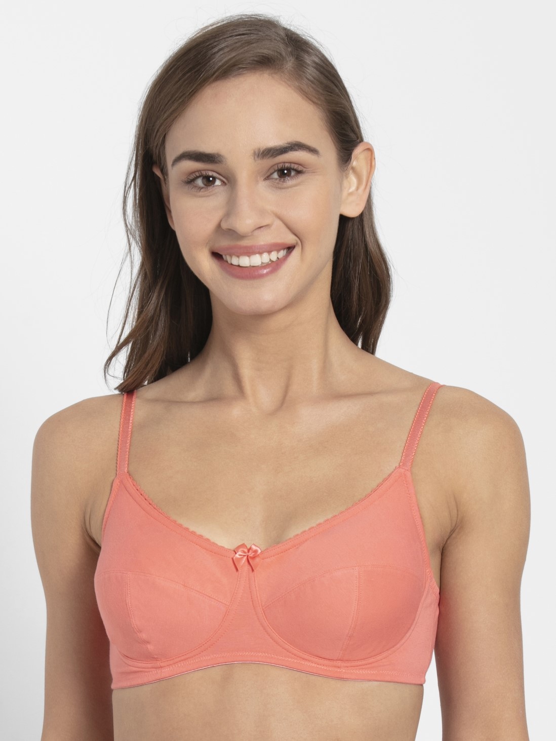 

Jockey Women Blush Pink Slim Fit Bra -  - 1615