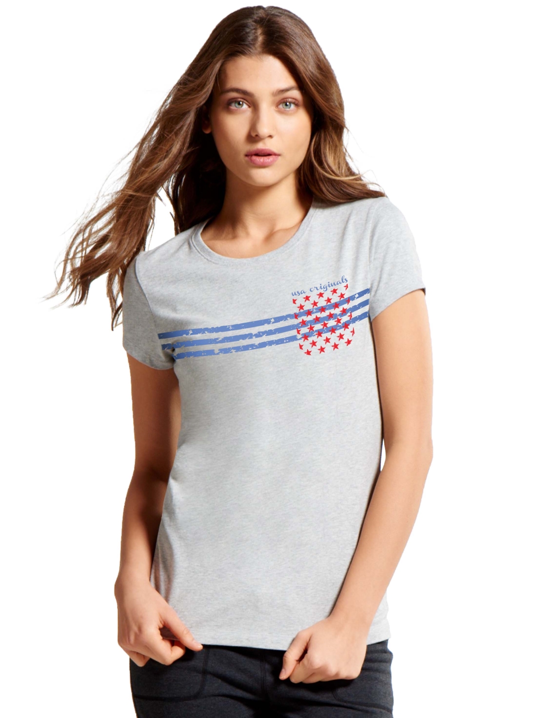 

Jockey Women Grey Melange Print003 Crew Neck Graphic T-shirt -  - UL02