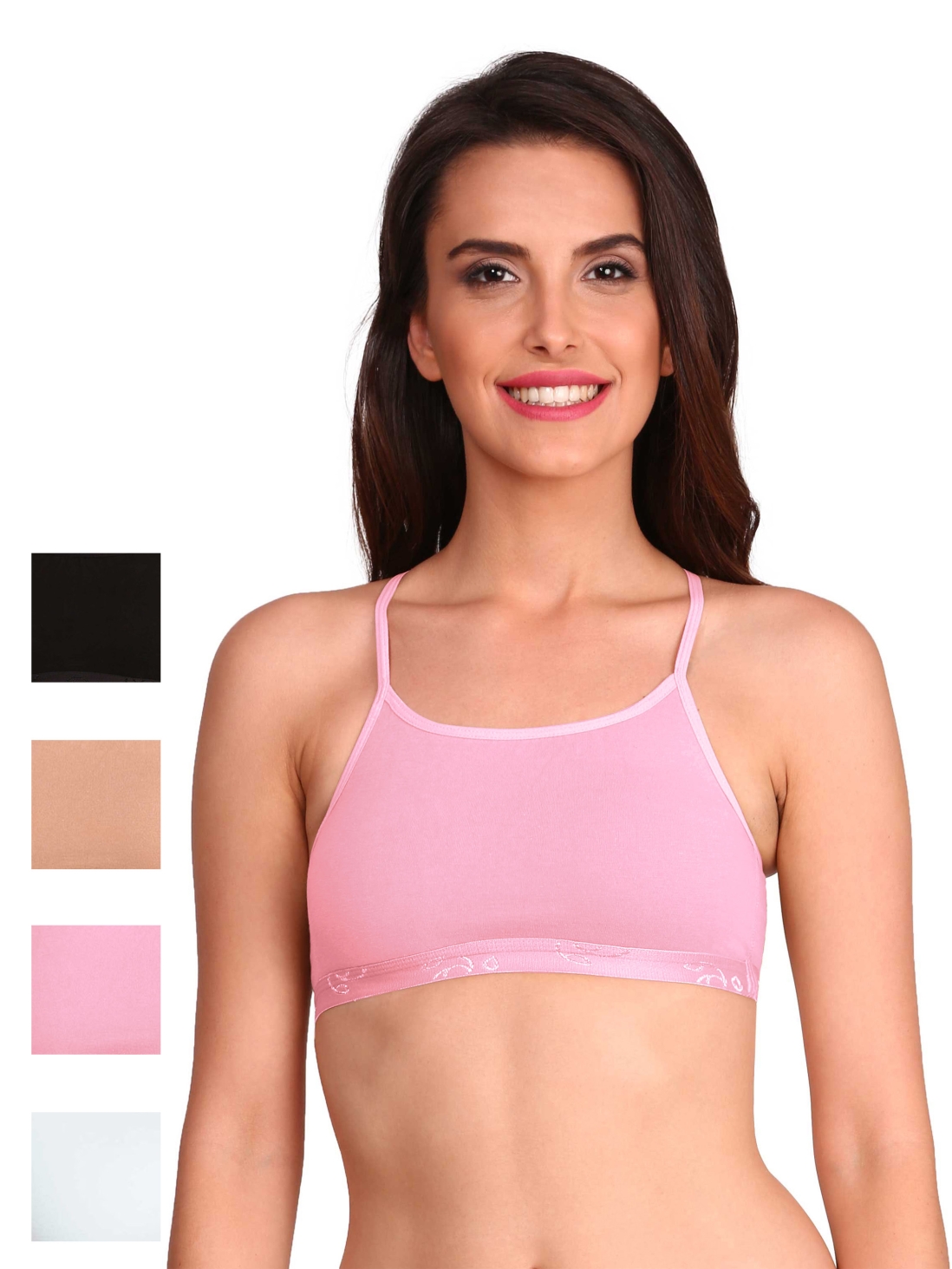 

Jockey Women Multi Color Crop Top Combo - Pack of 4 -  - 1351, Multi colour