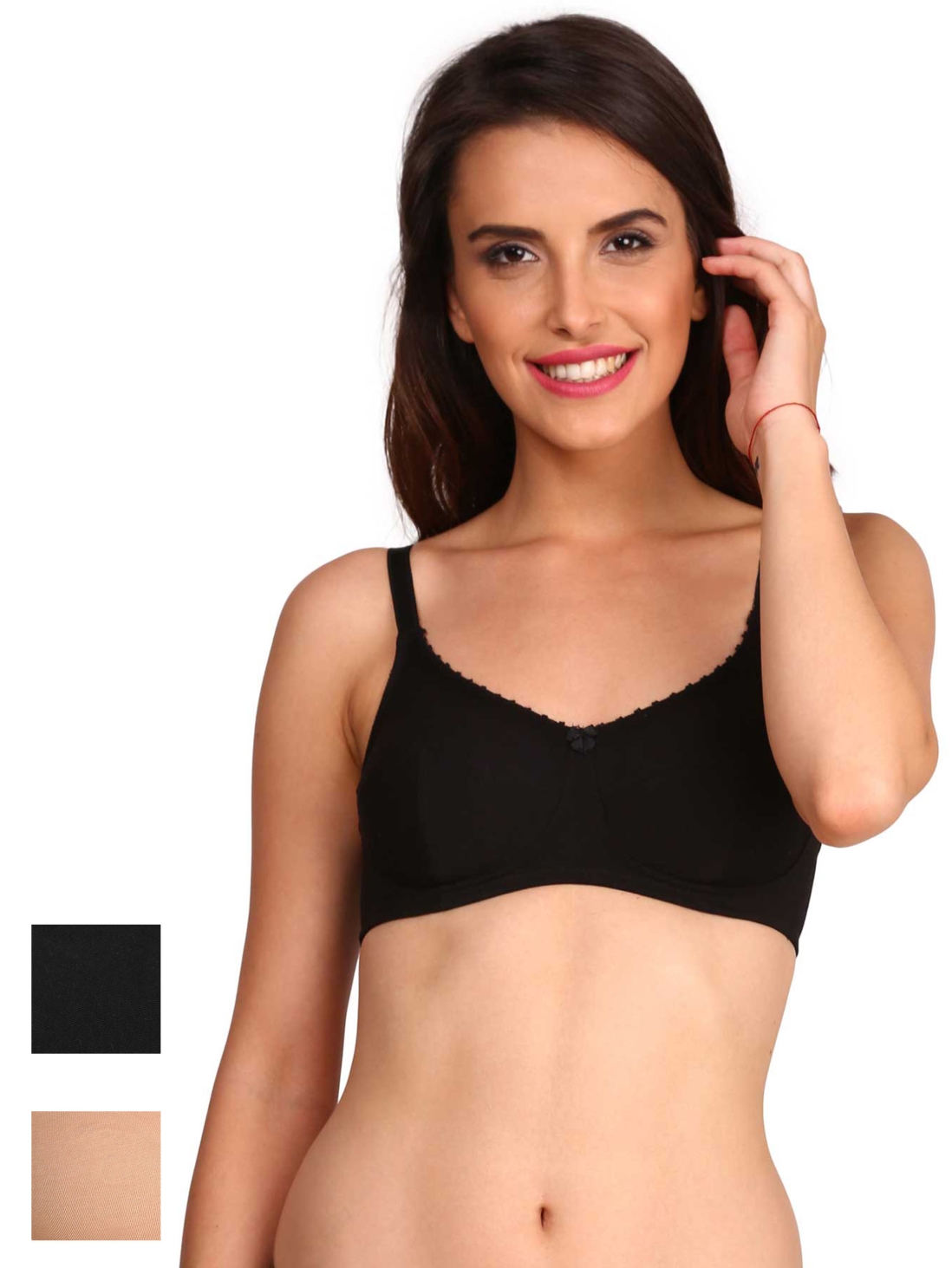 

Jockey Women Multi Color Slim Fit Bra Combo - Pack of 2 -  - 1615, Multi colour pack