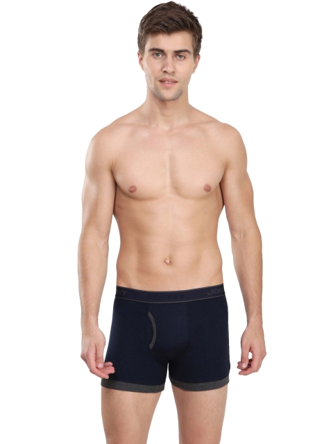 Download Jockey Men Innerwear | Navy & Charcoal Melange Boxer Brief ...