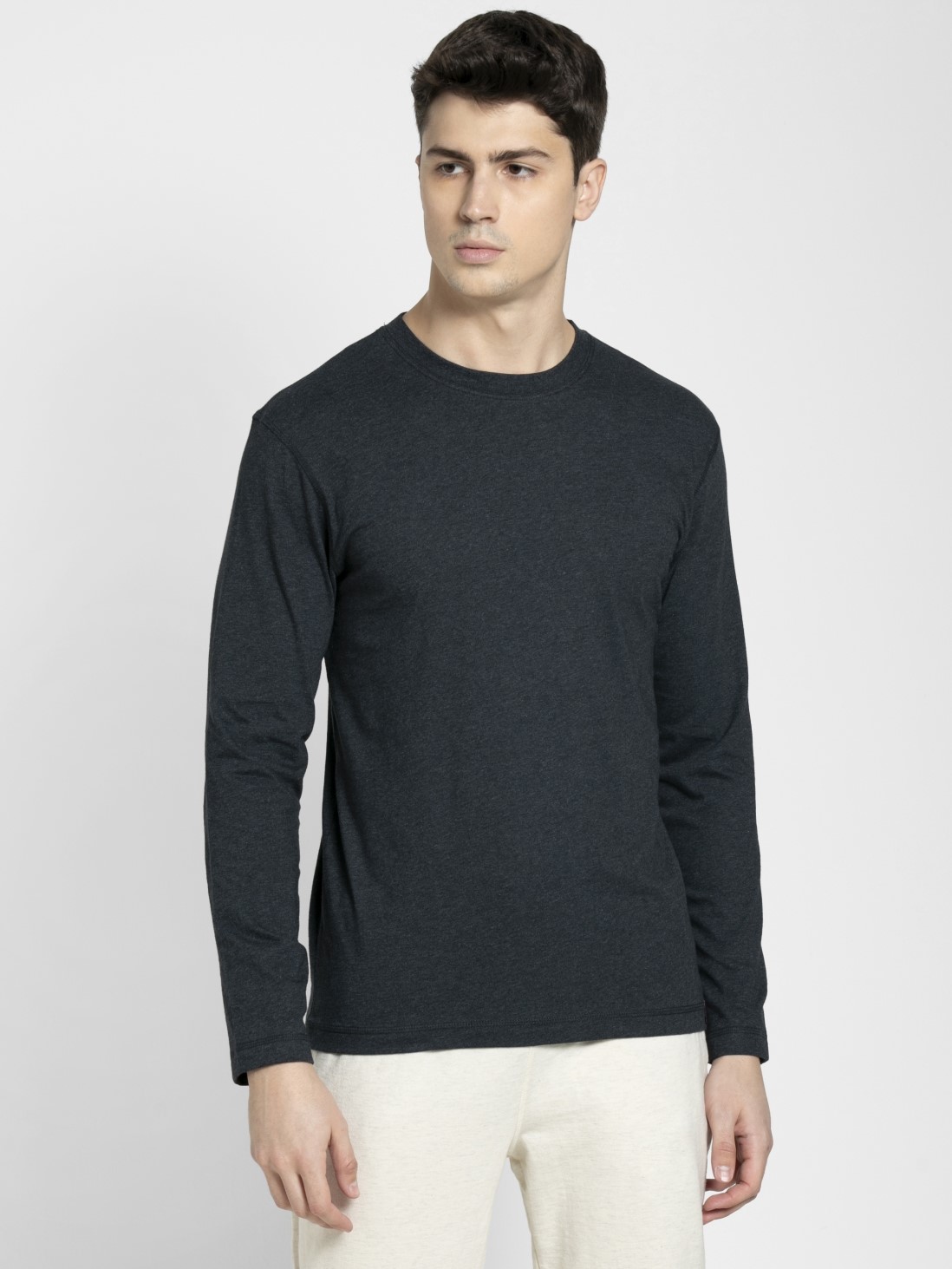 

Jockey Men Black Melange Long Sleeved T-Shirt -  - US82