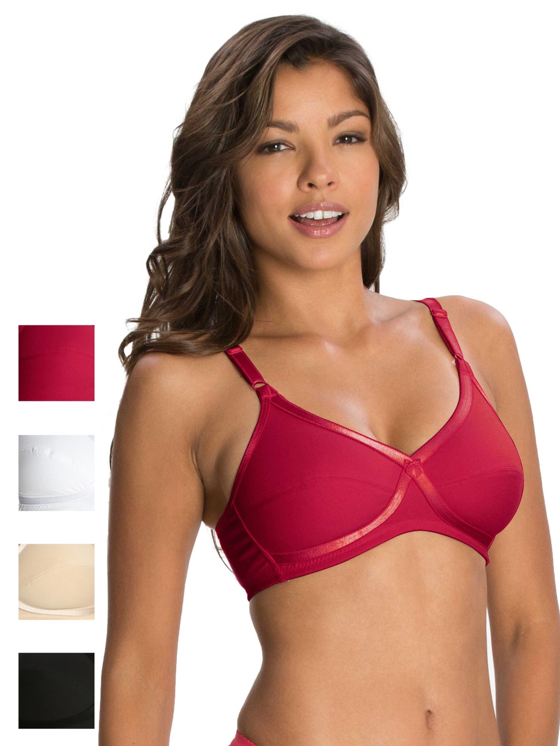 

Jockey Women Multi Color Cross Over Bra Combo - Pack of 4 -  - 1242, Multi colour