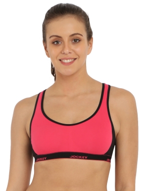 jockey padded sports bra online