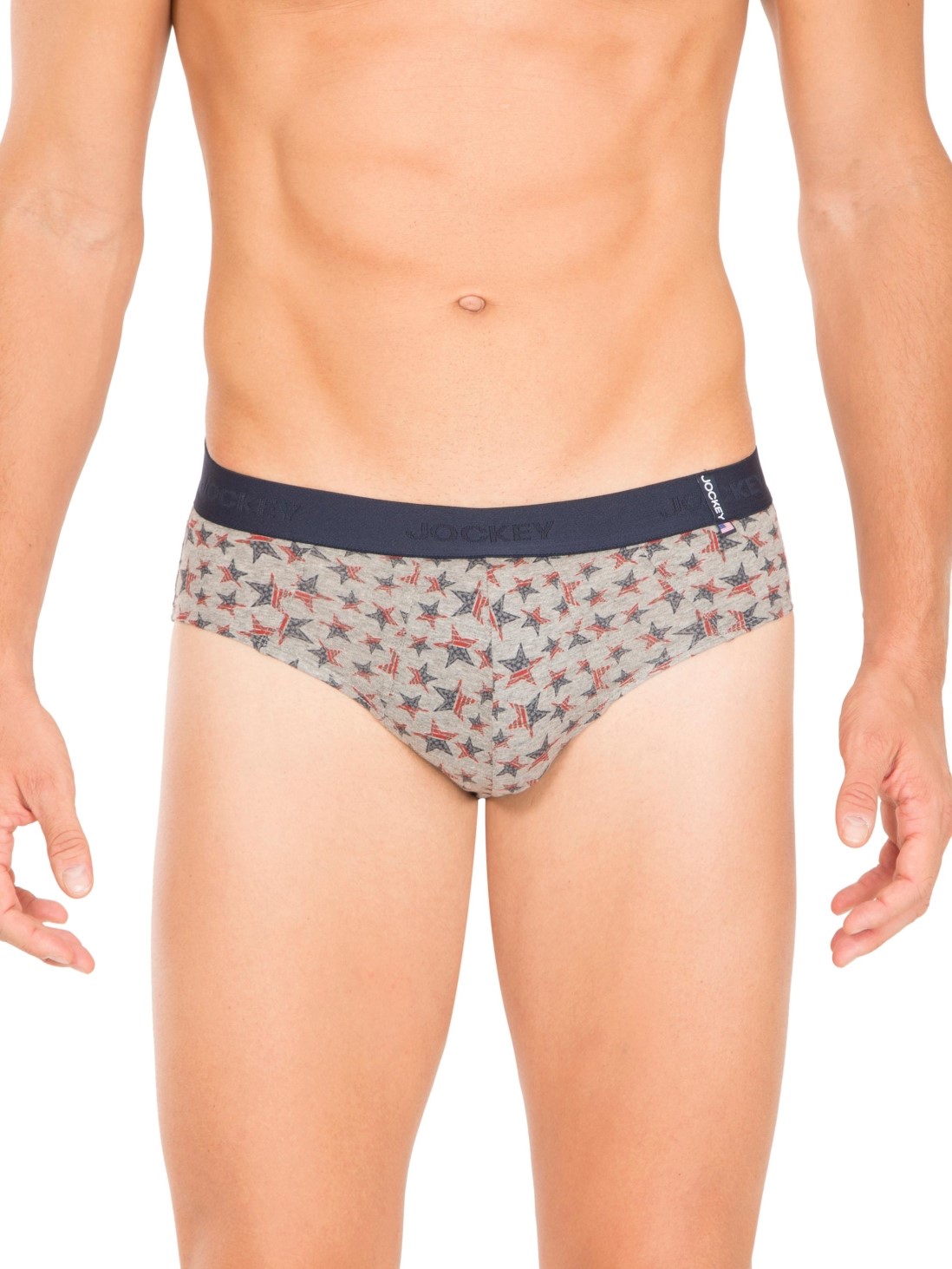 

Jockey Men Grey Prints Brief -  - US52