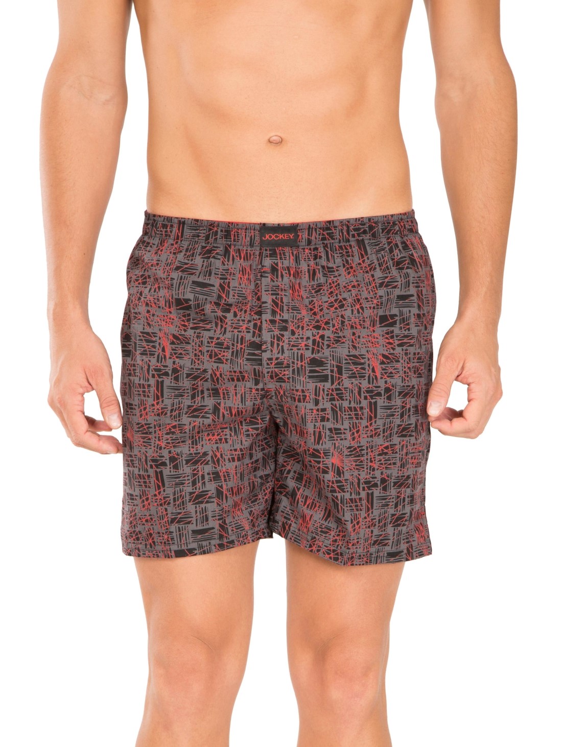 

Jockey Men Black Print2 Boxer Shorts -  - US22, Combo