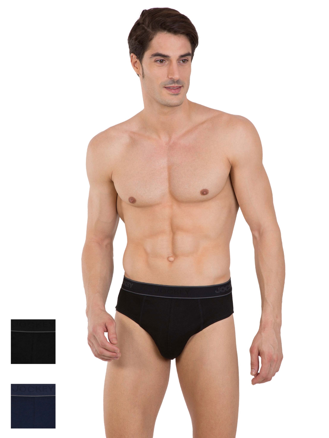 

Jockey Men Fashion Color Midi Brief Combo - Pack of 4 -  - 1010, Multi colour