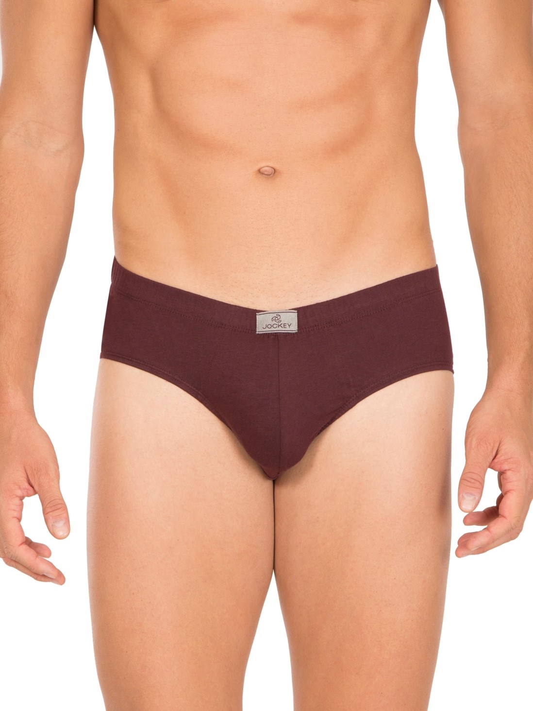 

Jockey Men Mauve Wine Poco™ Brief Pack of 3 -  - 8035, Purple