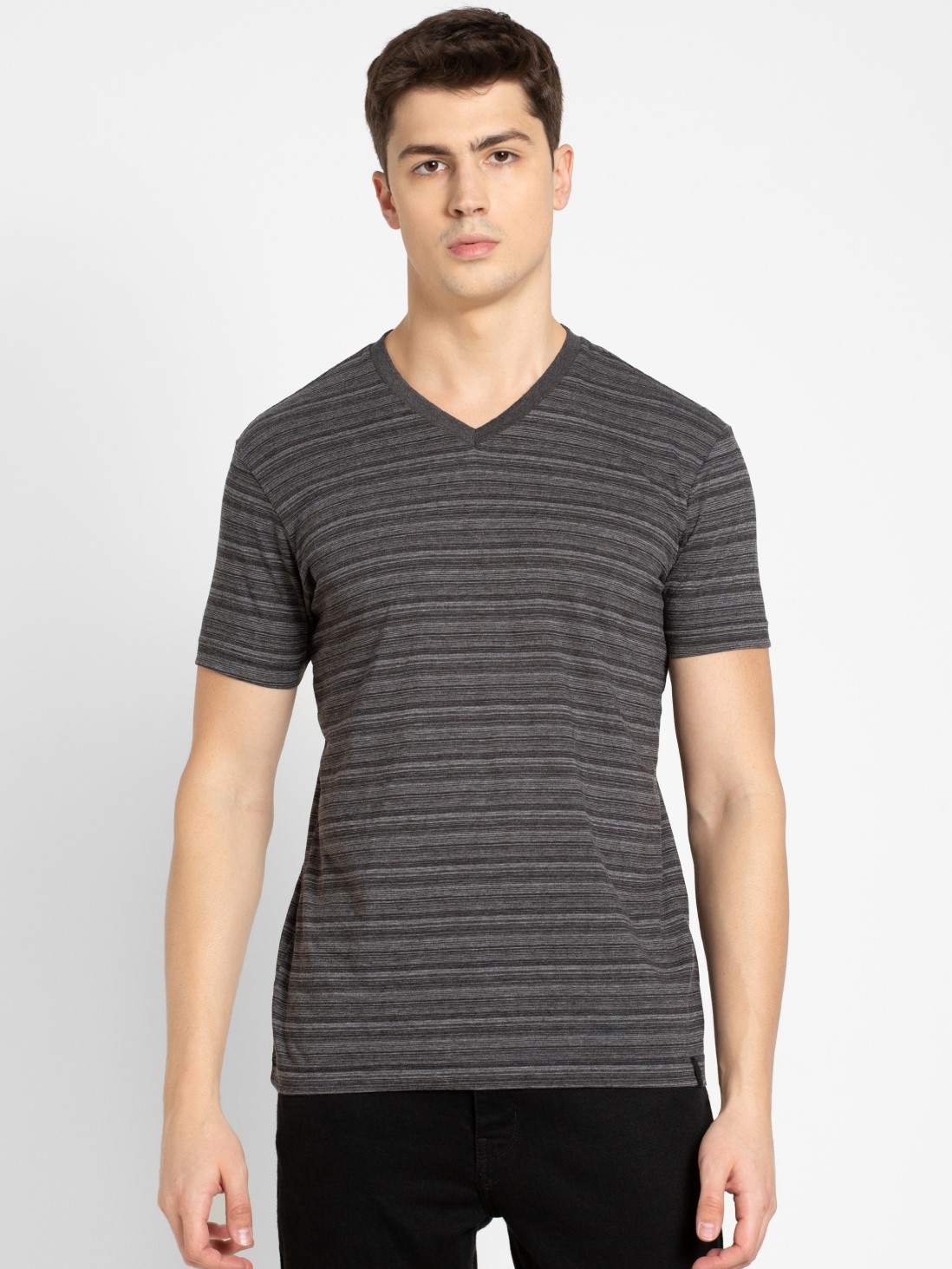 

Jockey Men Black V-neck T-Shirt -  - AM50