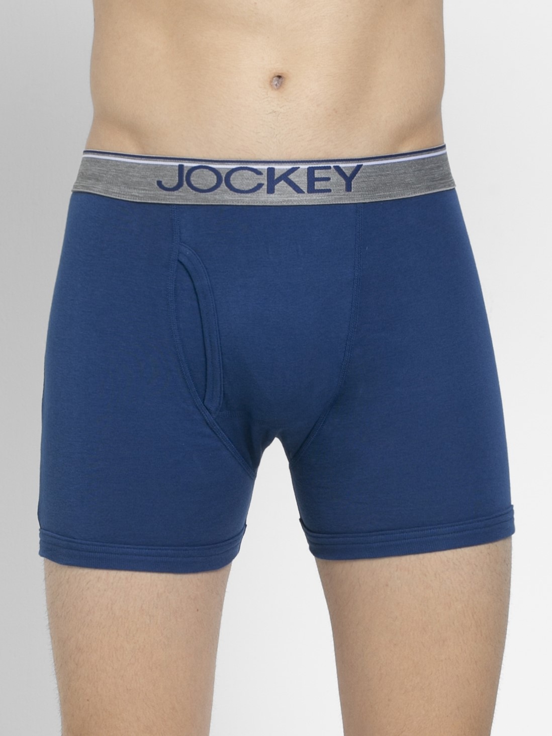 

Jockey Men Estate Blue Boxer Brief -  - 8009