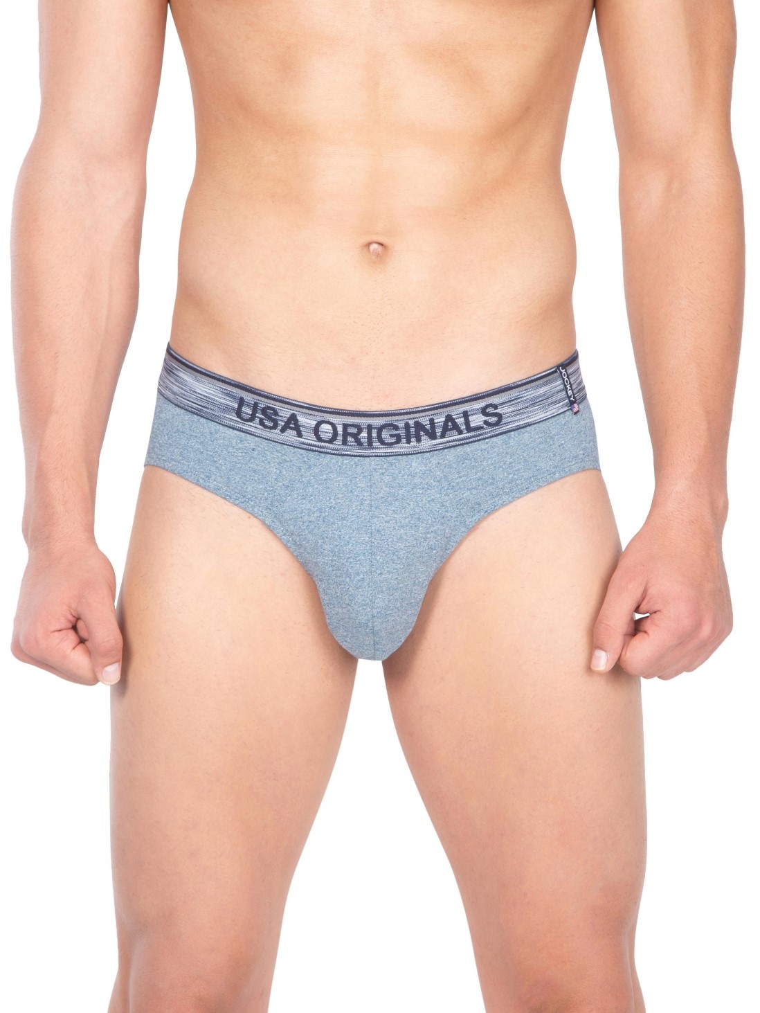 

Jockey Men Blue Jaspe Brief -  - US69