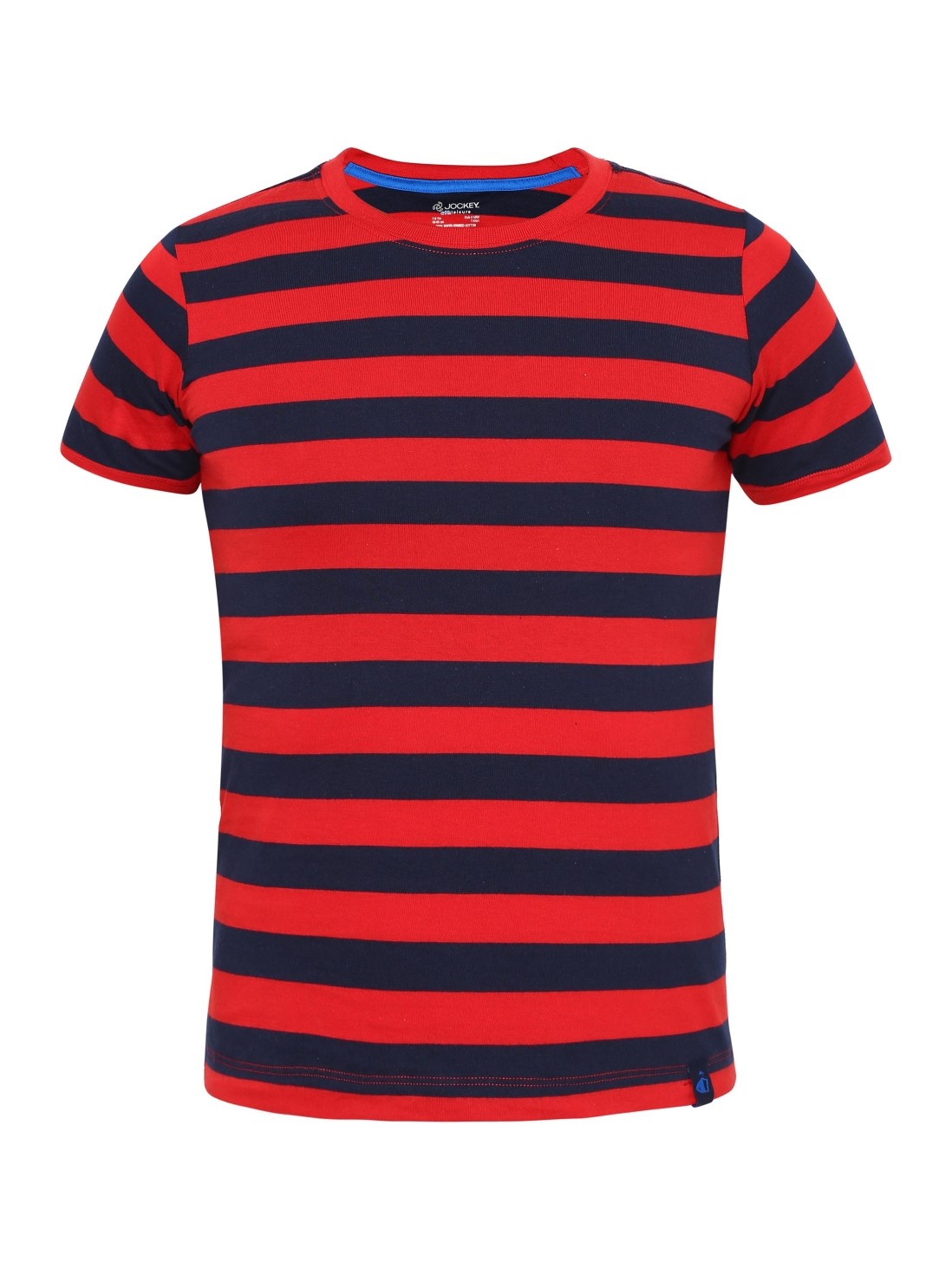 

Jockey Boys Wordly Red & Navy Boys Striped T-Shirt -  - AB09