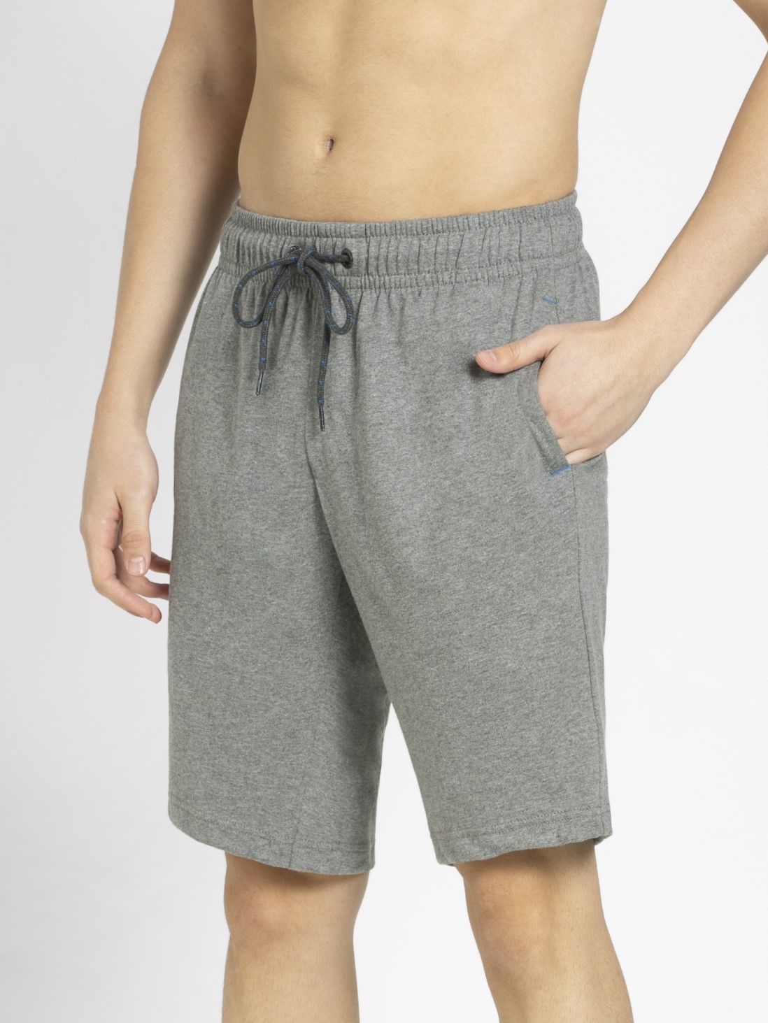 Download Jockey Men Apparel Bottoms | Mid Grey Melange Straight fit ...