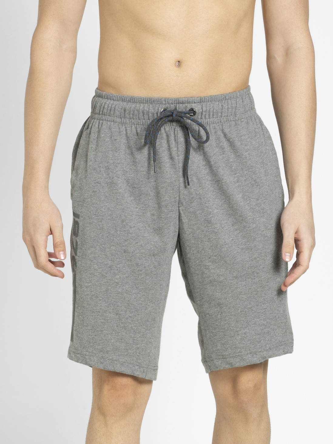 

Jockey Men Mid Grey Melange Straight fit shorts -  - AM12