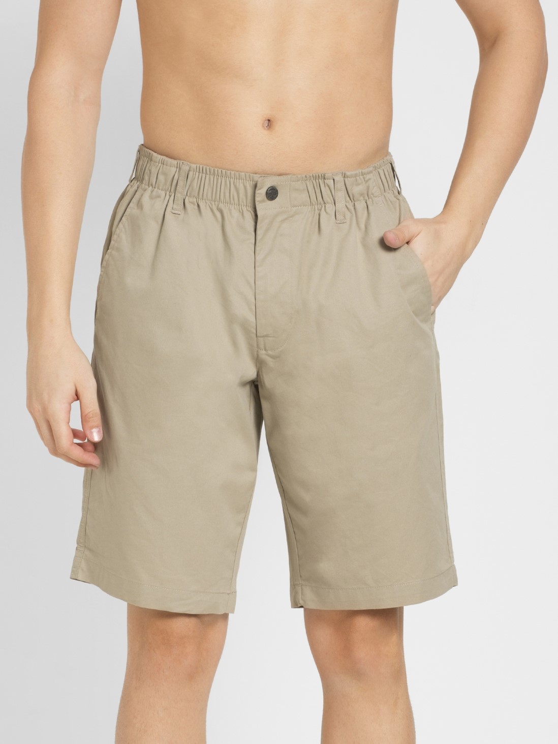 Khaki Shorts with Button & Zipper Fly Closure for Men 1203 | Jockey India