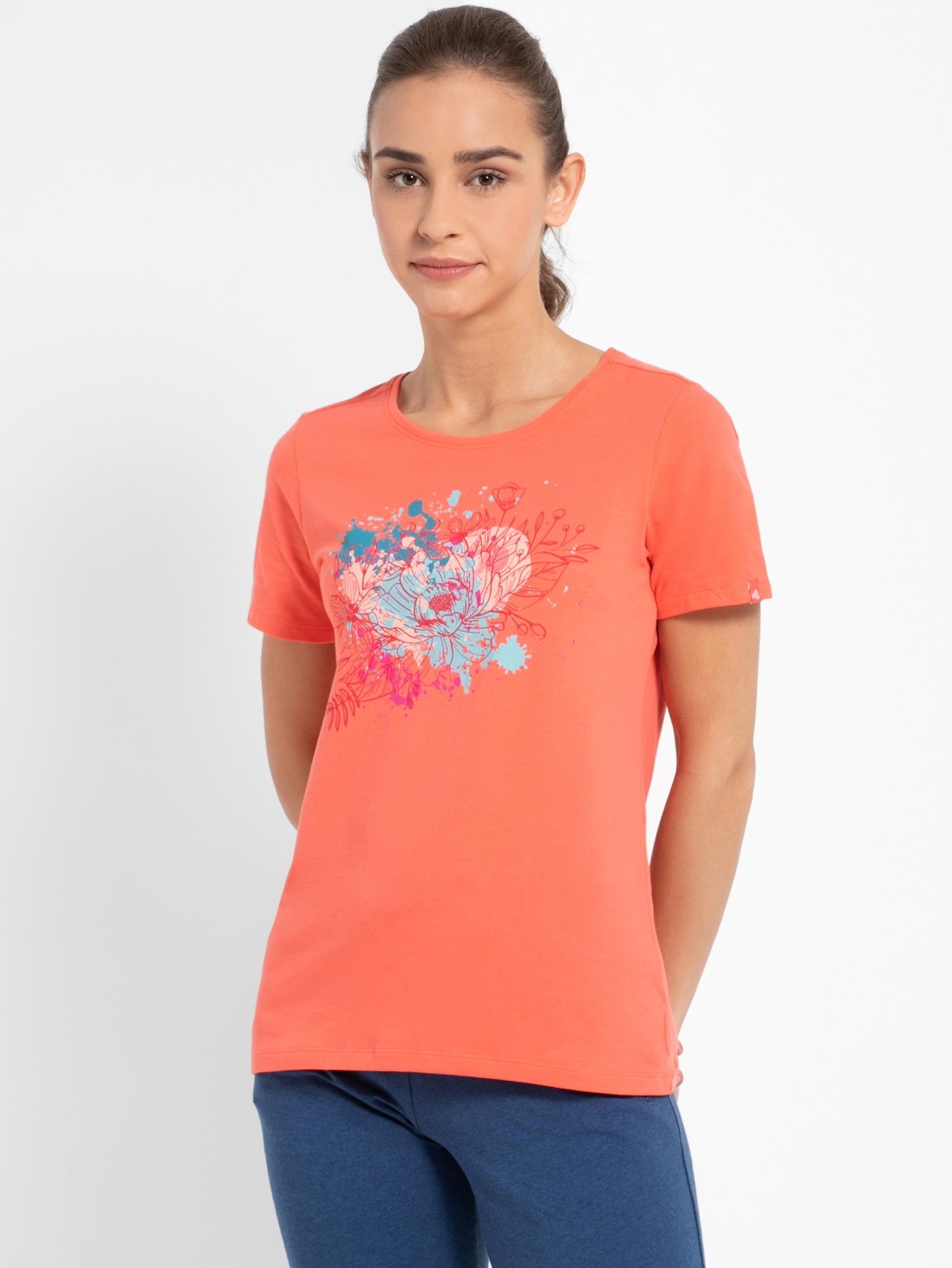 

Jockey Women Dubarry print050 Graphic T-Shirt -  - 1361, Pink