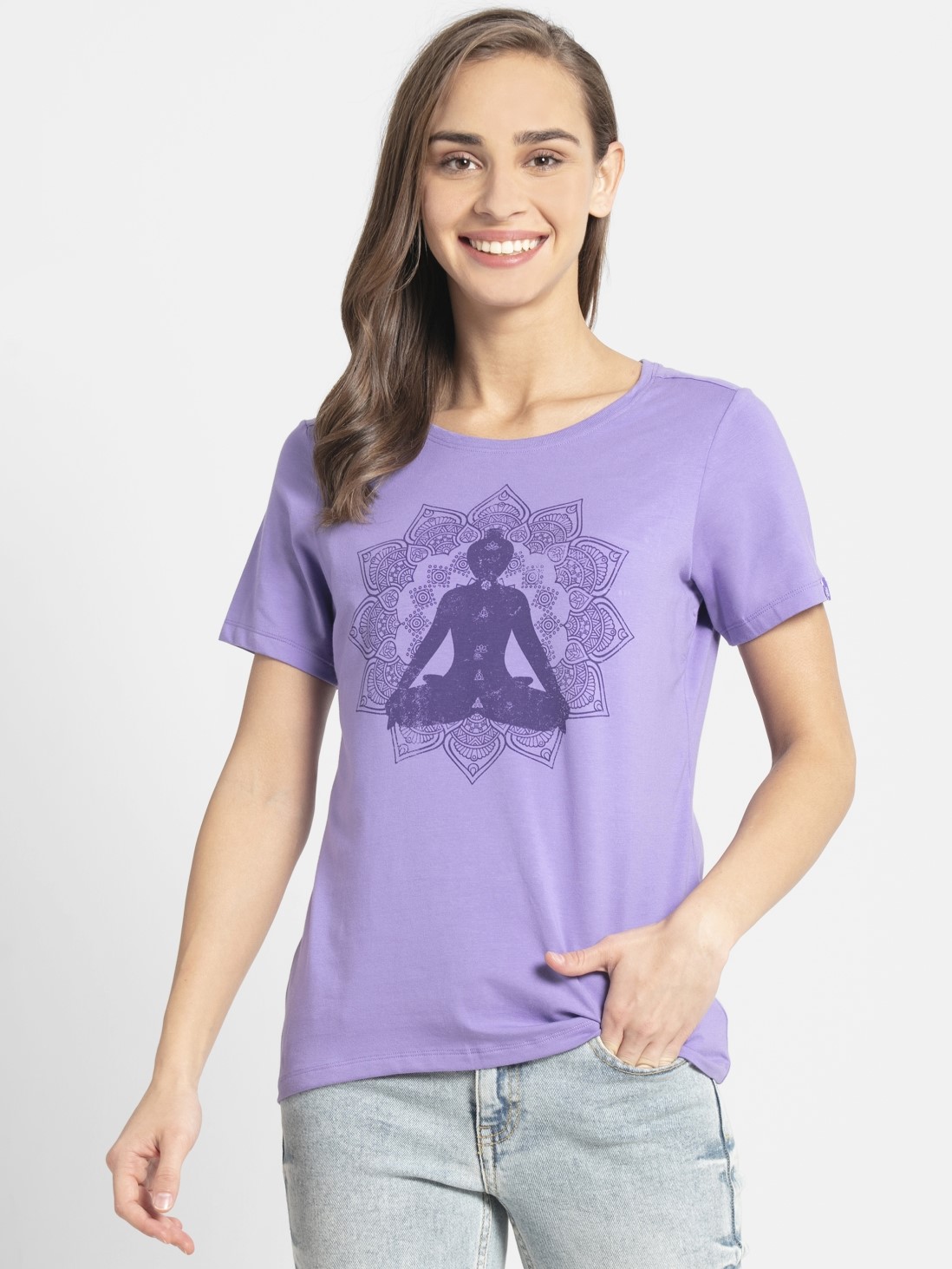 

Jockey Women Paisley purple print046 Graphic T-Shirt -  - 1361