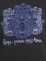 Women's Super Combed Cotton Elastane Stretch Regular Fit Graphic Printed Round Neck Half Sleeve T-Shirt - Black