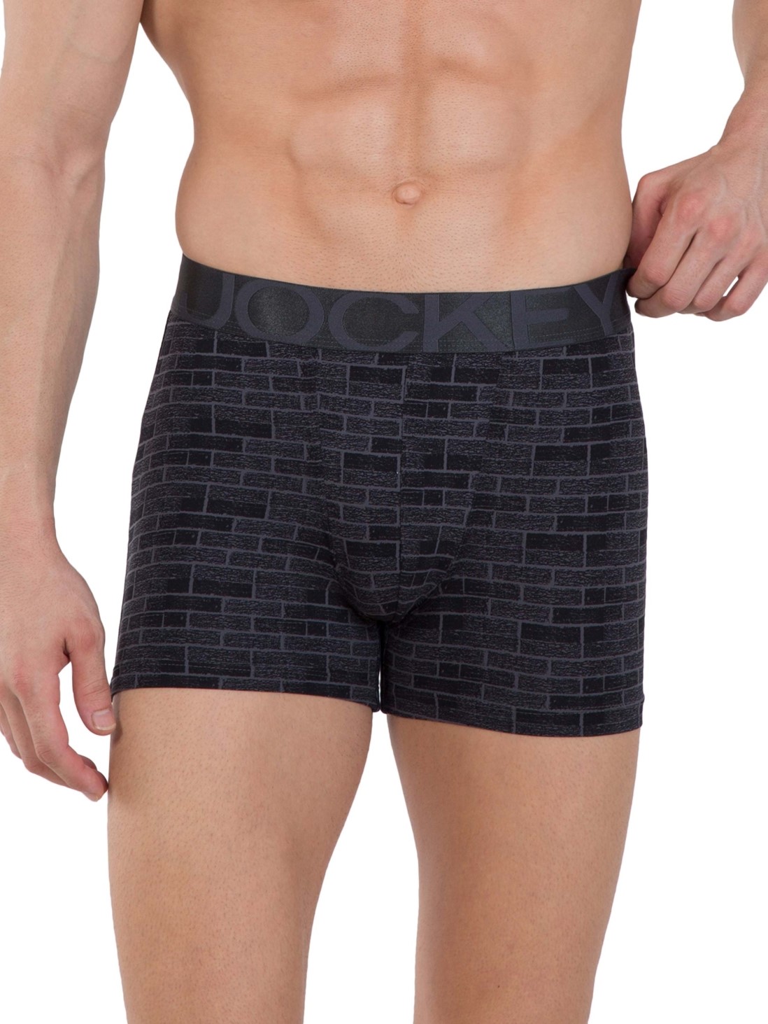 

Jockey Men Ebony Grey Prints Trunk -  - IC30