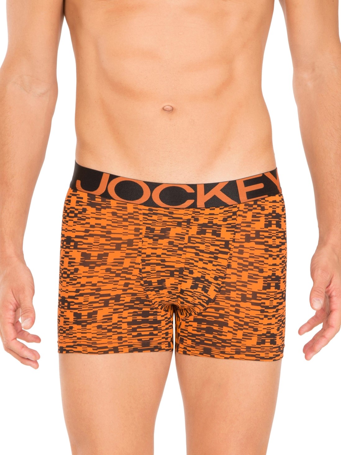 

Jockey Men Sunset Orange Printed Trunk -  - IC30