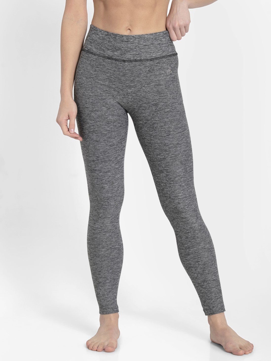 

Jockey Women Black Melange Legging -  - AP25, Grey