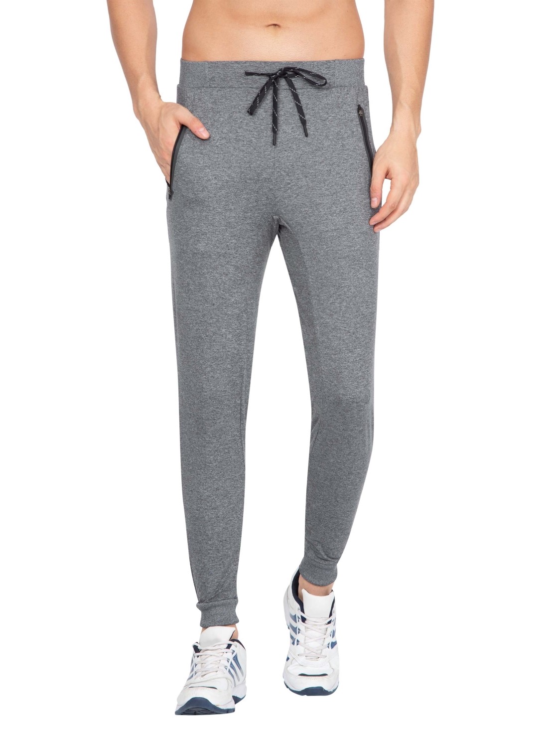 

Jockey Men Grey Marl Jogger with Hybrid waist band -  - SP15