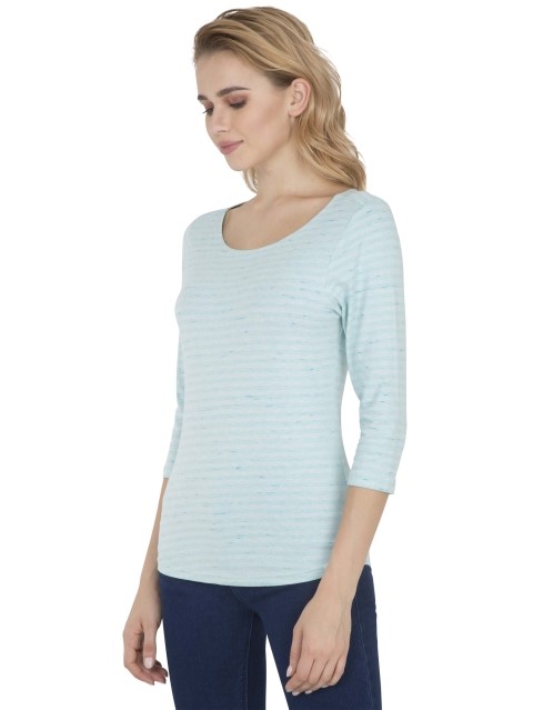 Download Jockey Women Outerwear Tops | Blue Tint Melange Three ...