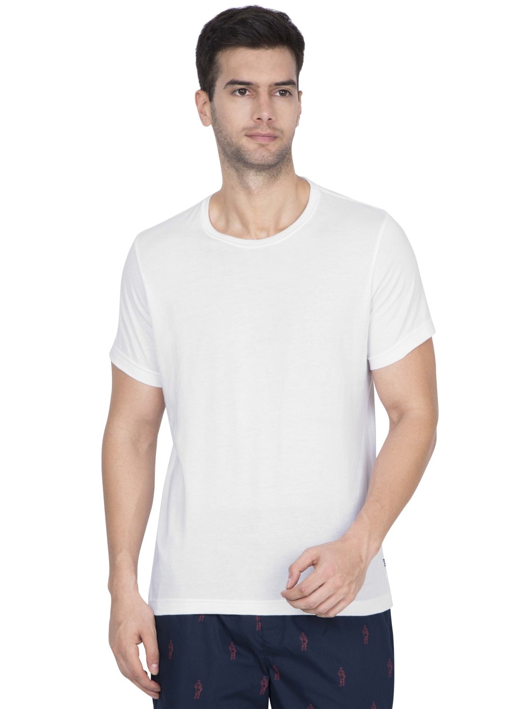 

Jockey Men White Inner T Shirt -  - MC06