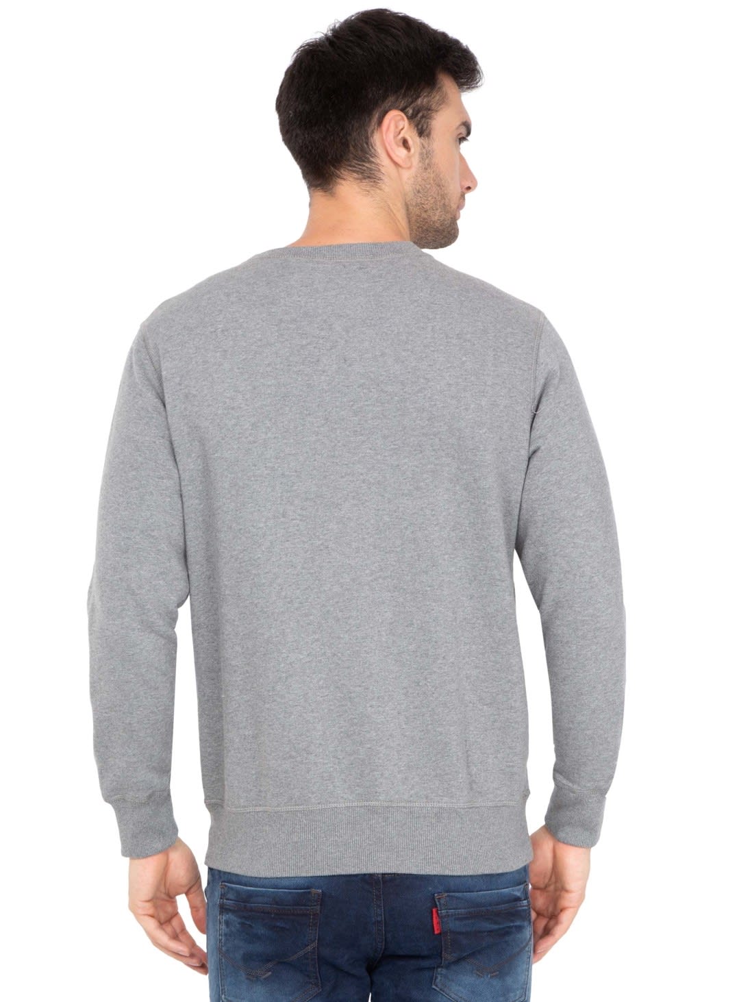 Download Jockey Men Apparel Tops | Grey Melange Sweatshirt