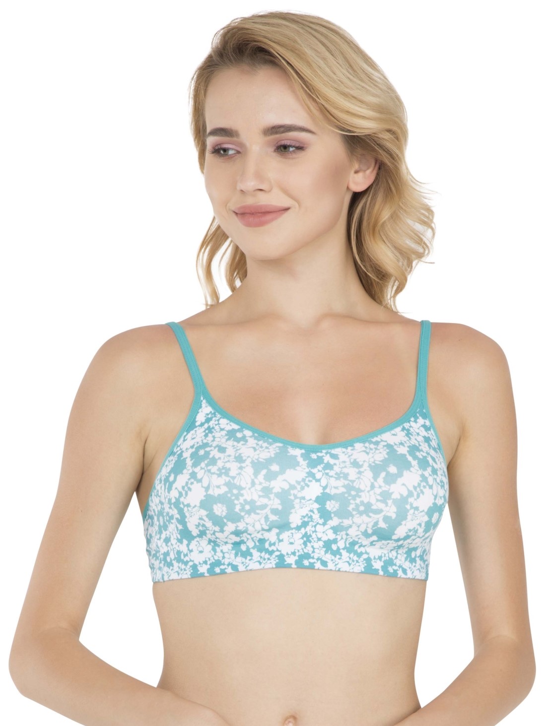 

Jockey Women Jet Teal Print61 Soft Cup Bra -  - SS12, Blue