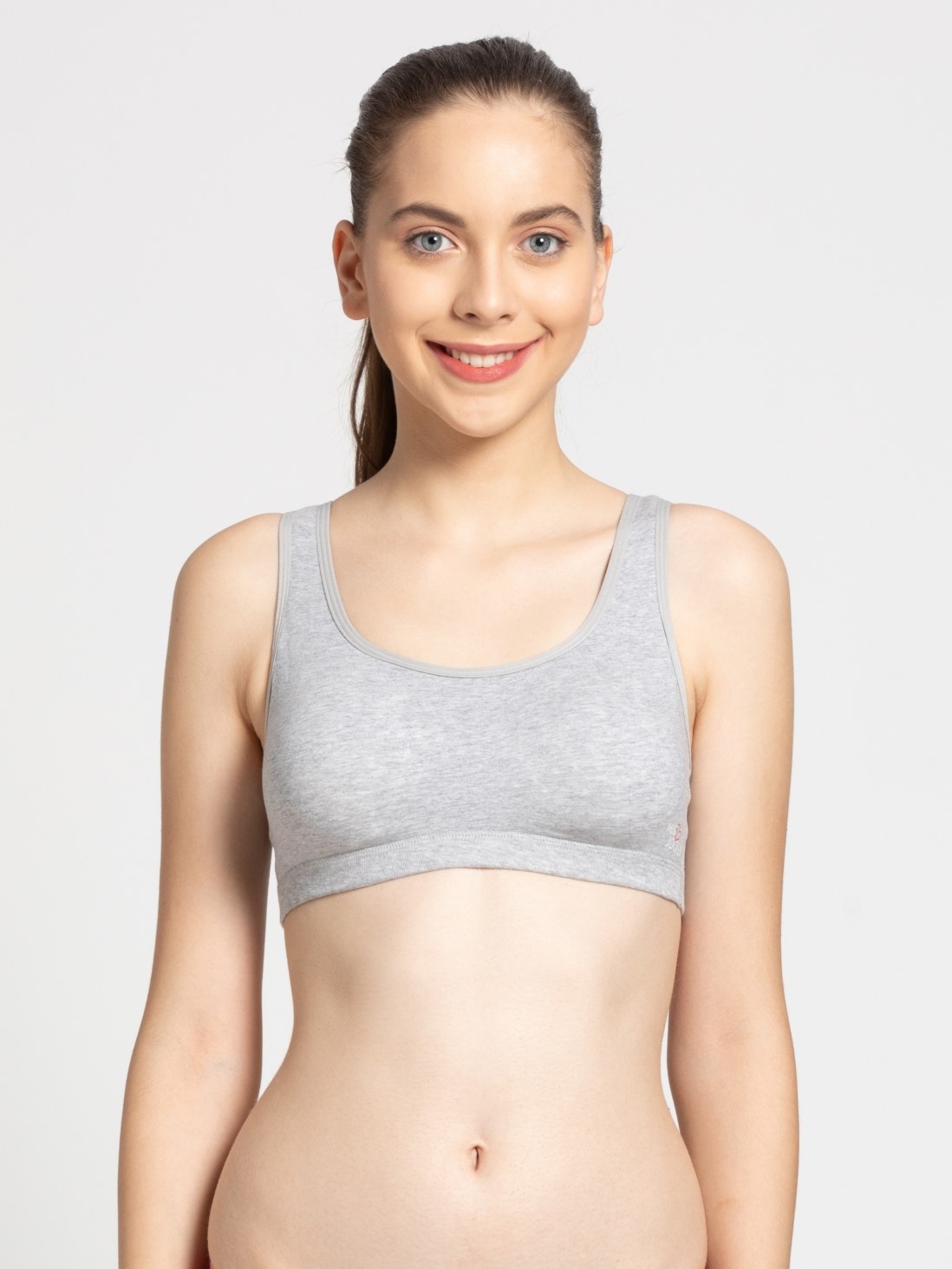 

Jockey Women Light Grey Melange Uniform Bra -  - MJ10