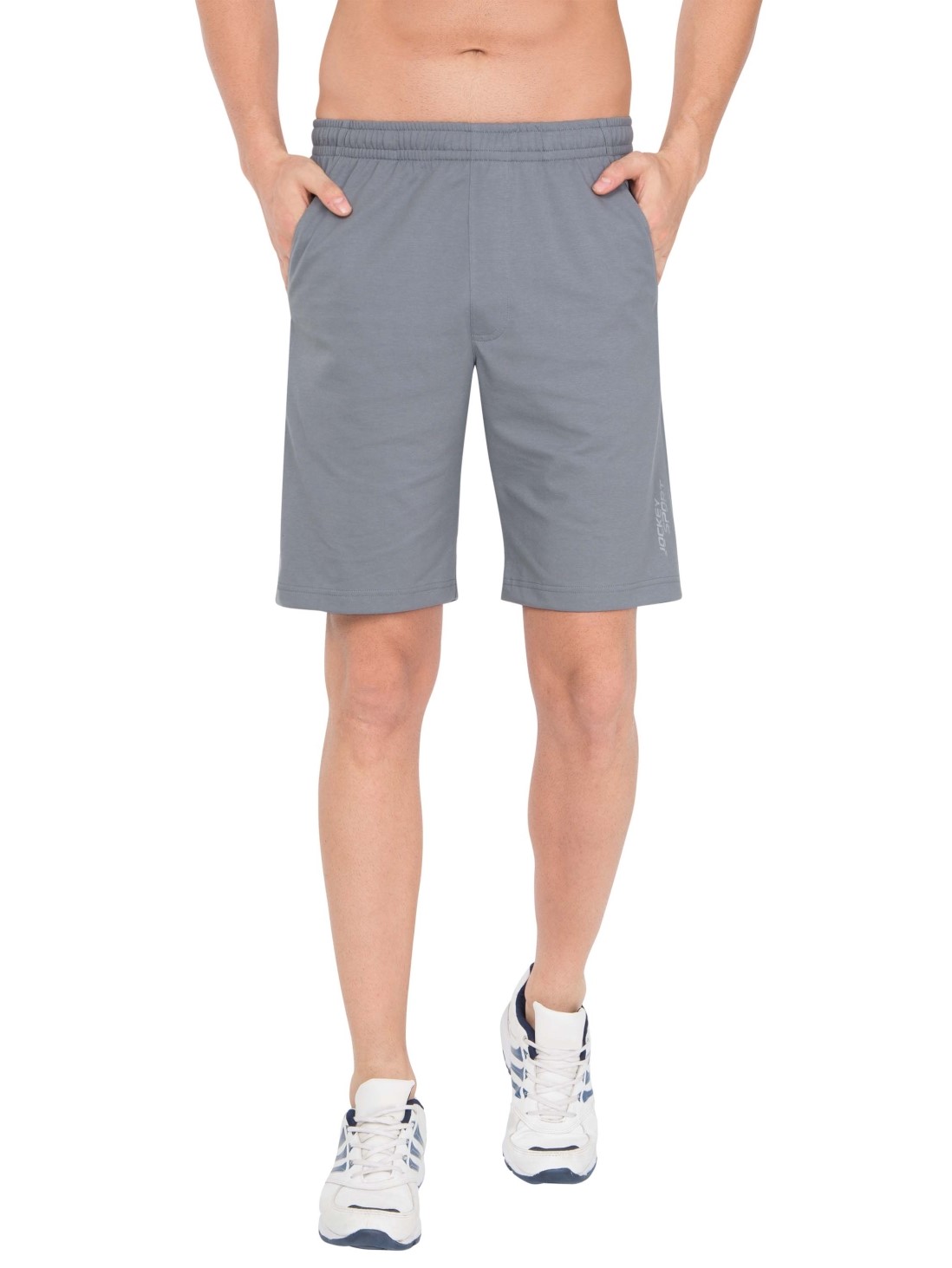 

Jockey Men Performance Grey Performance Shorts -  - SP26
