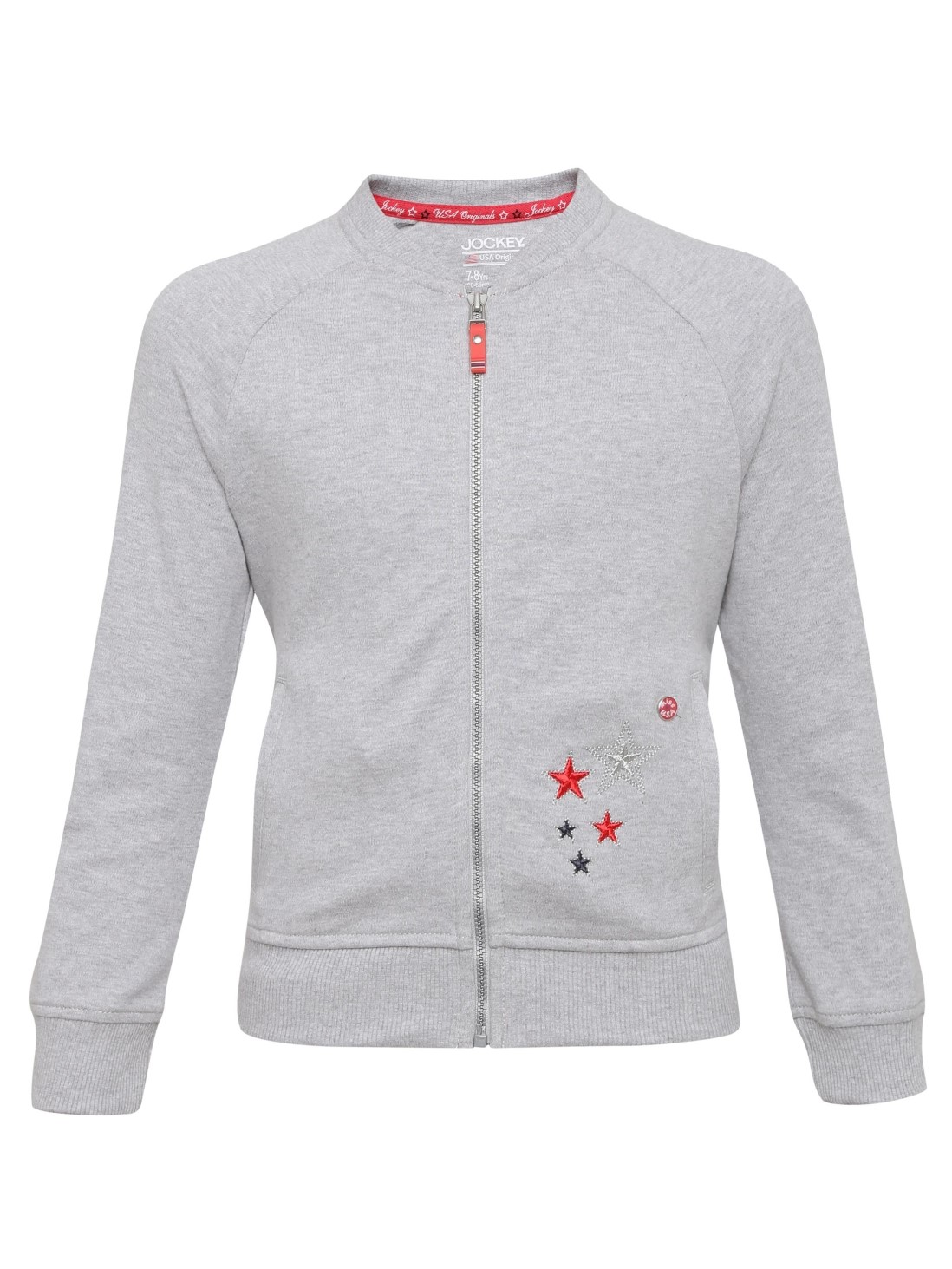 

Jockey Girls Light Grey Melange Girls Jacket -  - UG05