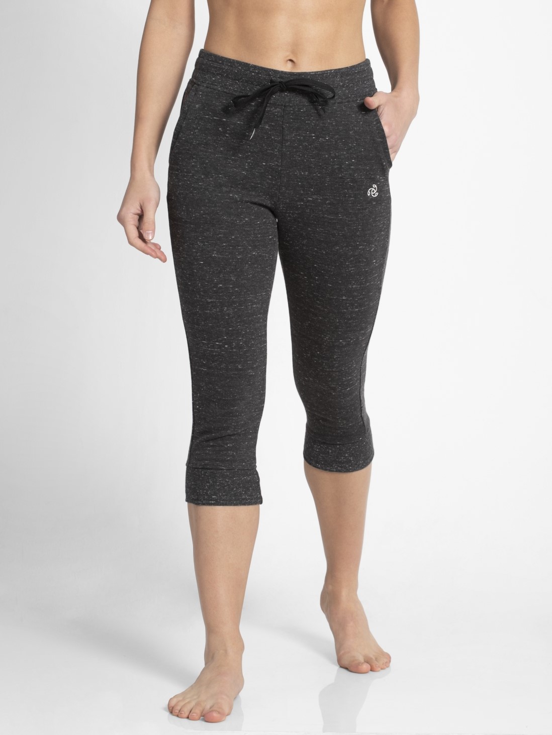 

Jockey Women Black Snow Melange Capri -  - AW02