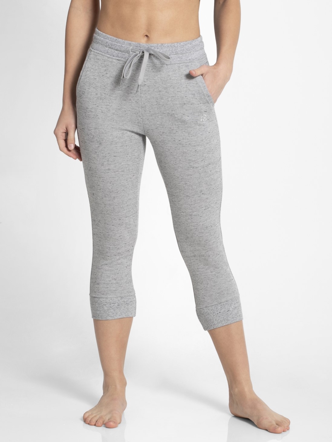 

Jockey Women Grey Snow Melange Capri -  - AW02