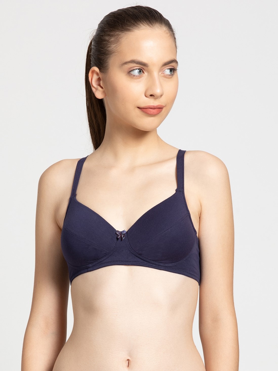 

Jockey Women Classic Navy Beginners Bra -  - MJ05, Blue