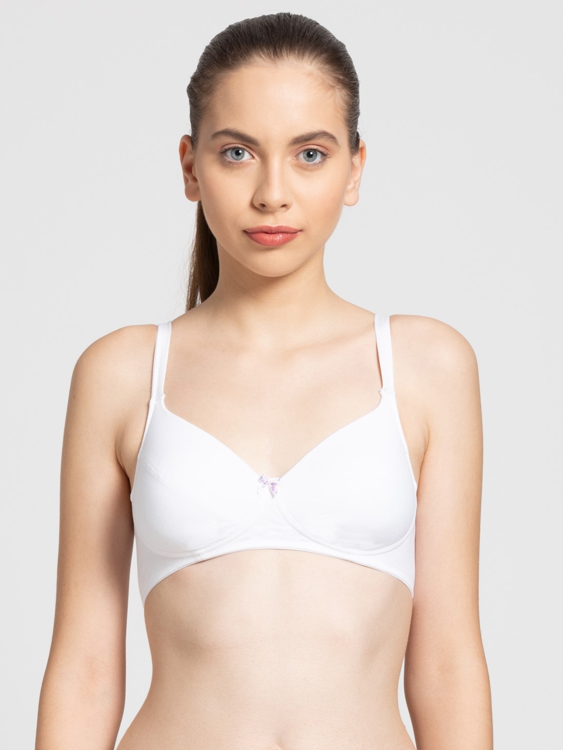 

Jockey Women White Beginners Bra -  - MJ05