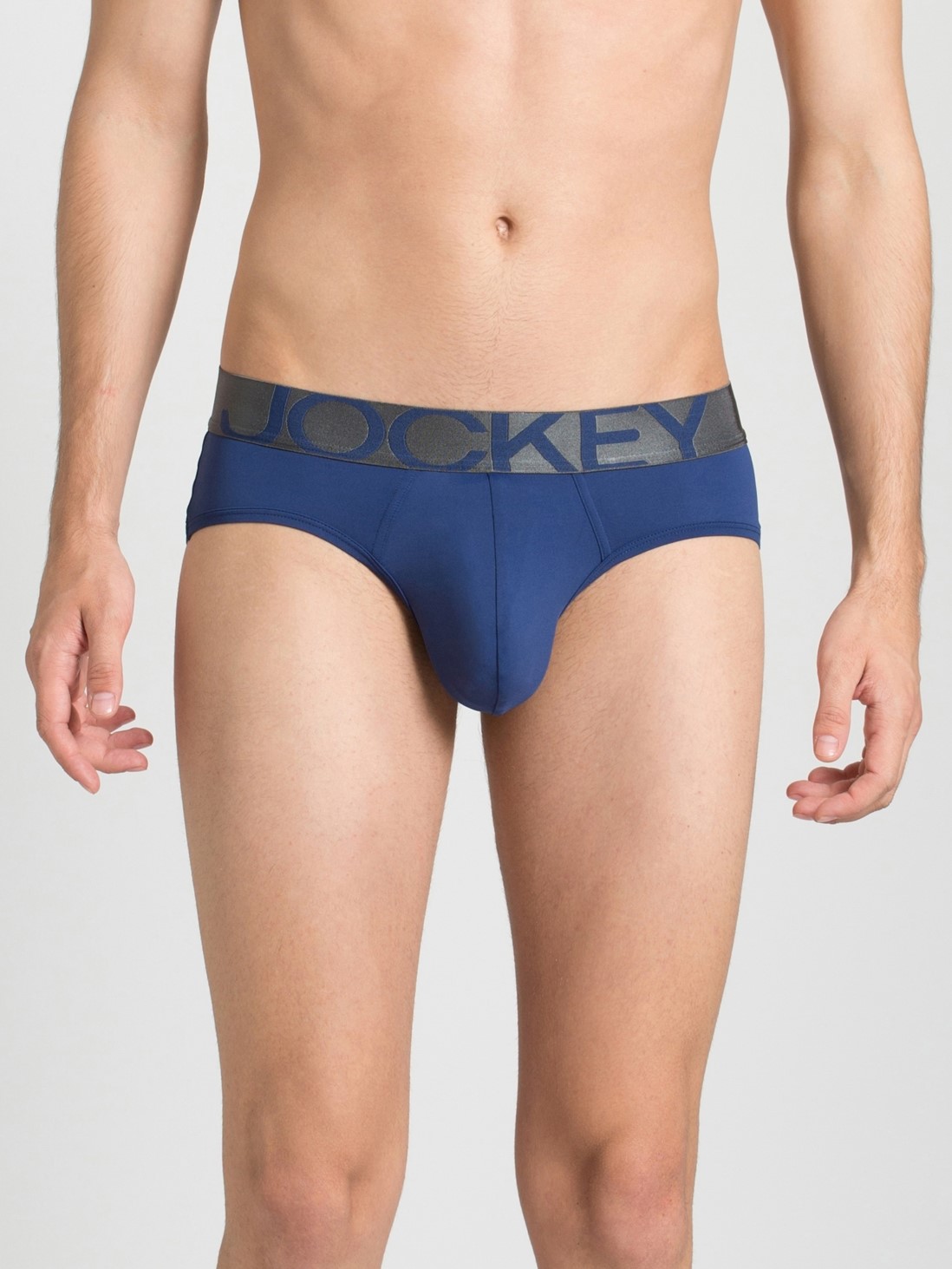 

Jockey Men Royal Blue Ultra Soft Brief -  - IC27, Grey