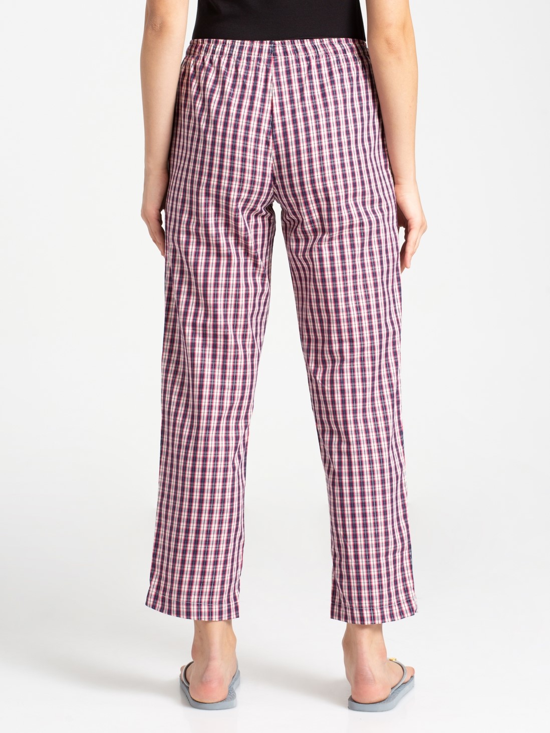 Jockey Women Apparel Bottoms | Classic Navy Assorted Checks Long Pant