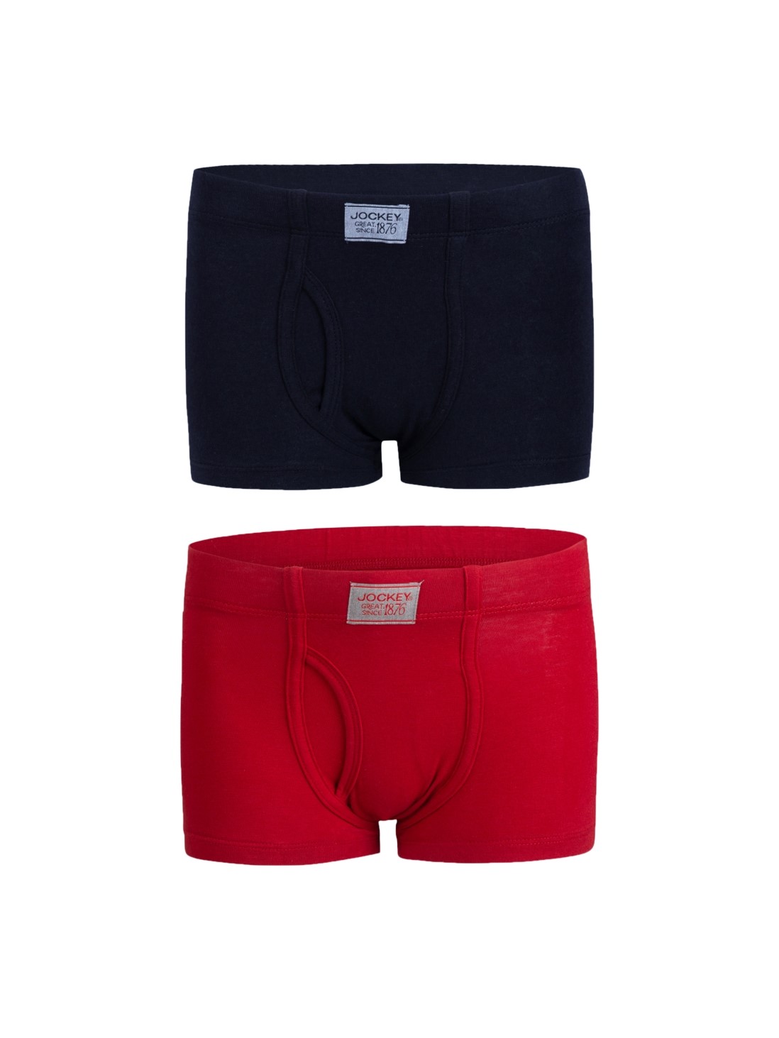 

Jockey Boys Assorted Colors Boys Trunk Pack of 2 -  - MB03, Multi colour