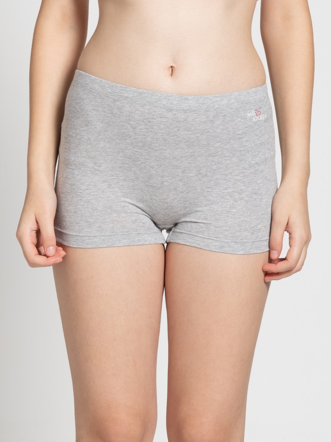 

Jockey Women Light Grey Melange Shorties -  - MJ12