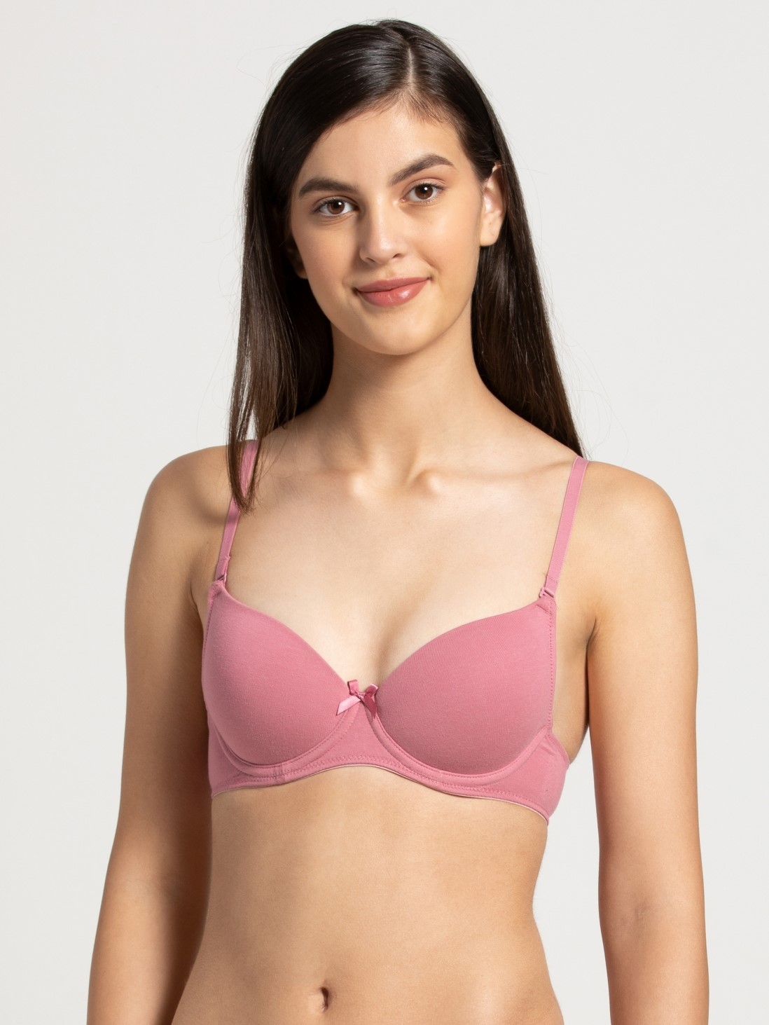 

Jockey Women Heather rose T-Shirt Bra -  - 1245, Pink