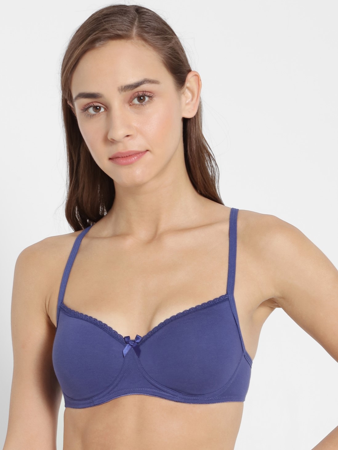 

Jockey Women Deep Cobalt Non-wired Padded Bra -  - 1723, Blue