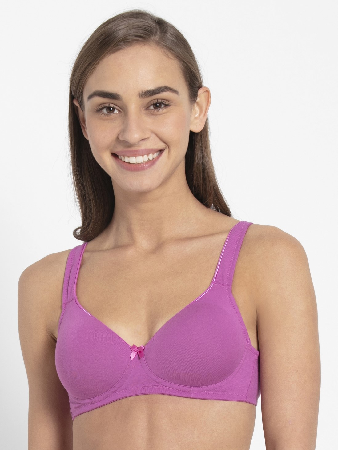 

Jockey Women Lavender Scent Non wired Full coverage T-shirt Bra -  - FE35, Grey