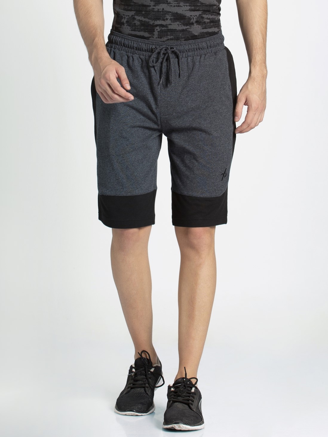 Jockey Men Apparel Bottoms | True Black Melange Shorts