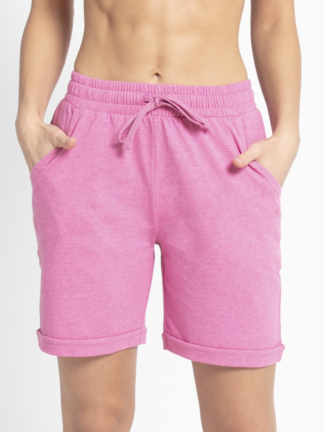 

Jockey Women Ibis Rose Melange Shorts -  - AW23, Pink