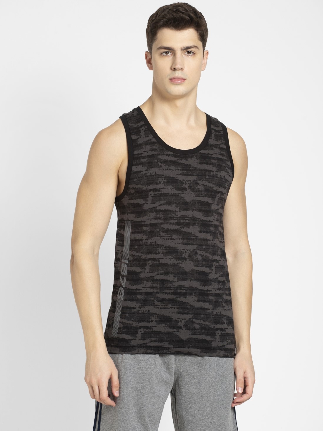 

Jockey Men Black Print Tank Top -  - 9928