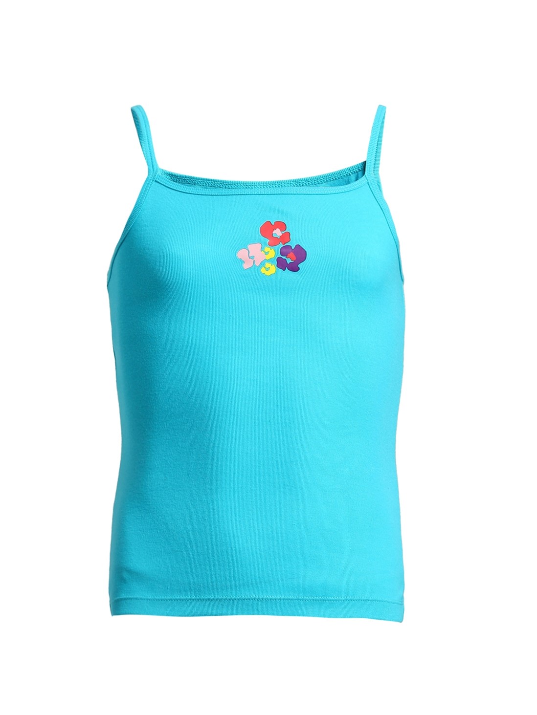 

Jockey Girls Jet Teal with Assorted Print Girls Camisole -  - FG03, Blue